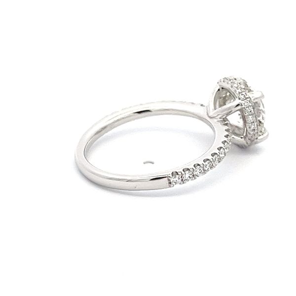 Lab Grown Diamond Ring Image 4 Flora Gems Decatur, IL