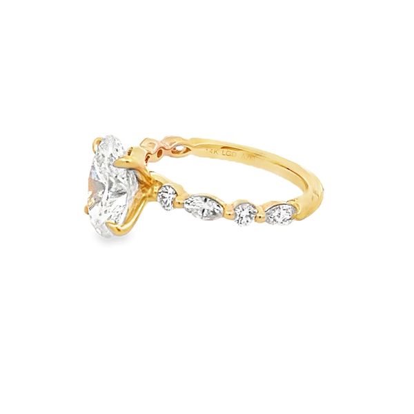 Lab Grown Diamond Ring Image 2 Flora Gems Decatur, IL