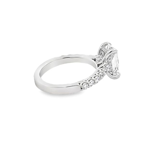 Lab Grown Diamond Ring Image 4 Flora Gems Decatur, IL
