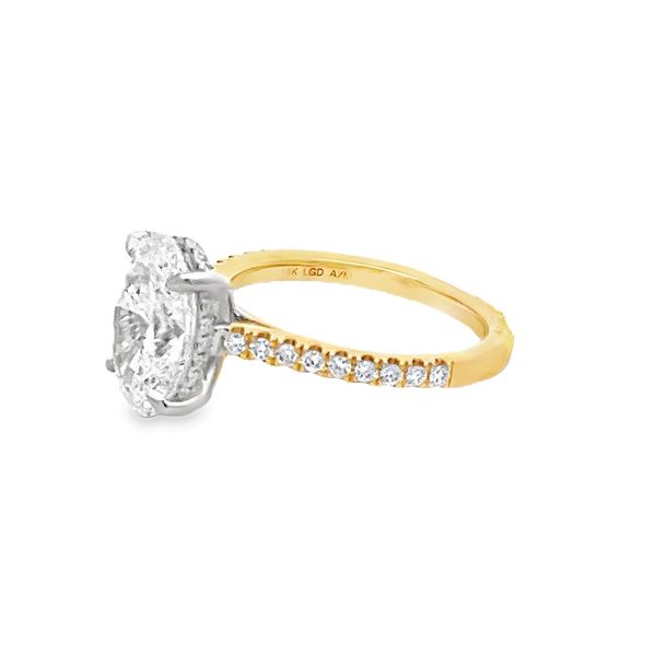 Lab Grown Diamond Ring Image 2 Flora Gems Decatur, IL