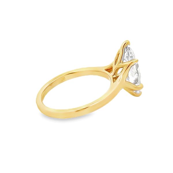 Lab Grown Diamond Ring Image 4 Flora Gems Decatur, IL
