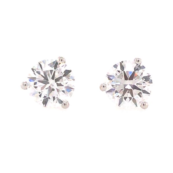 Natural Diamond Stud Earrings Flora Gems Decatur, IL