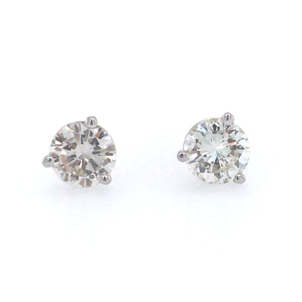 Natural Diamond Stud Earrings Flora Gems Decatur, IL