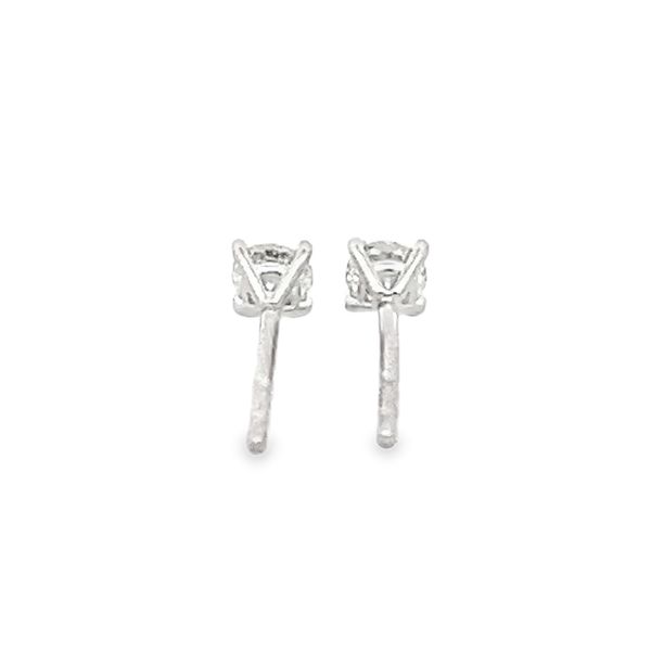 Natural Diamond Stud Earrings Image 3 Flora Gems Decatur, IL