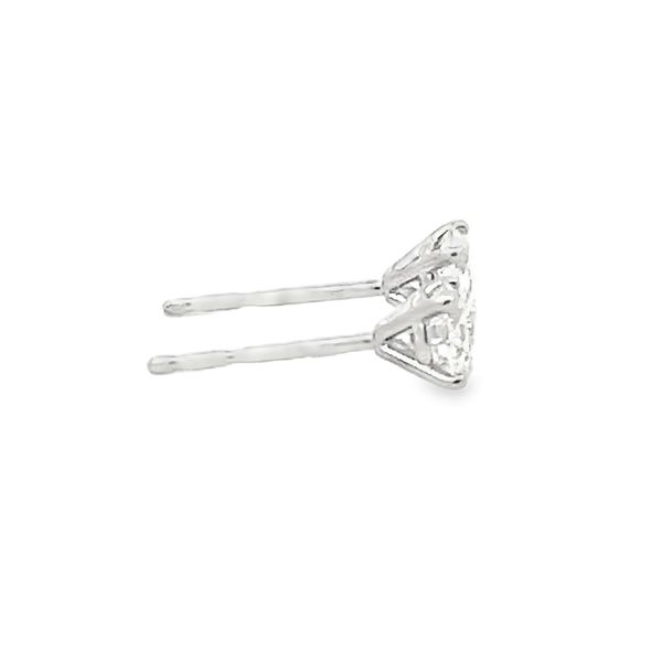 Natural Diamond Stud Earrings Image 4 Flora Gems Decatur, IL