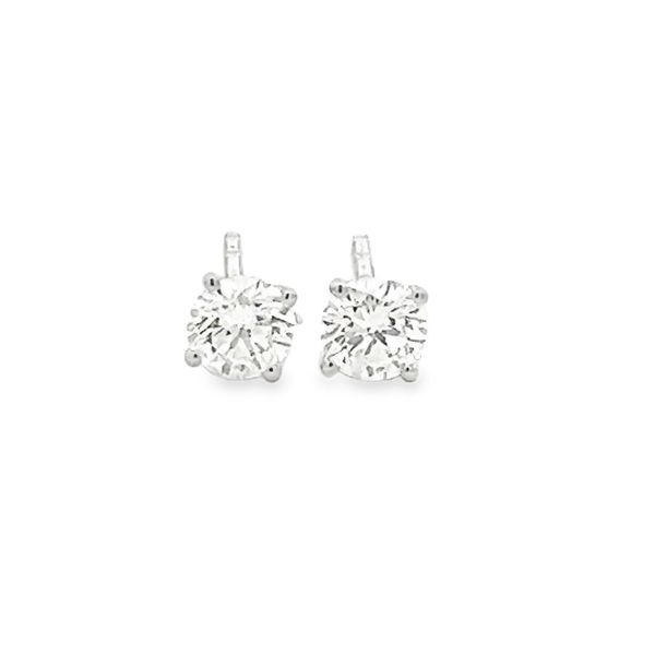 Natural Diamond Stud Earrings Flora Gems Decatur, IL