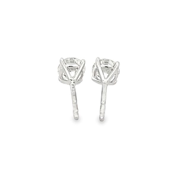 Natural Diamond Stud Earrings Image 3 Flora Gems Decatur, IL