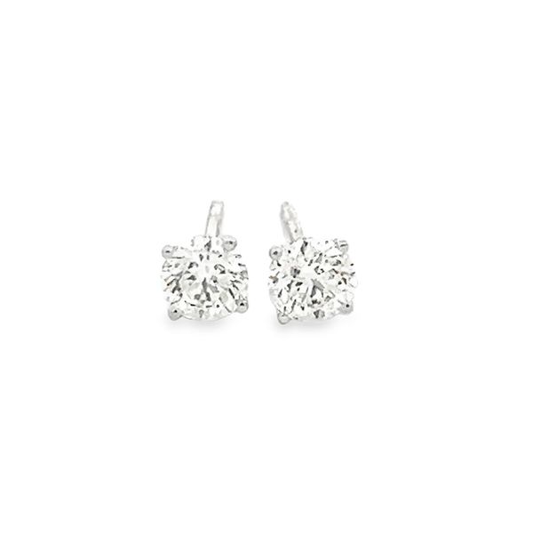 Natural Diamond Stud Earrings Flora Gems Decatur, IL