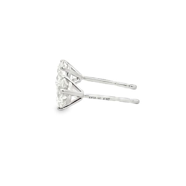 Natural Diamond Stud Earrings Image 2 Flora Gems Decatur, IL