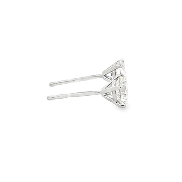 Natural Diamond Stud Earrings Image 4 Flora Gems Decatur, IL