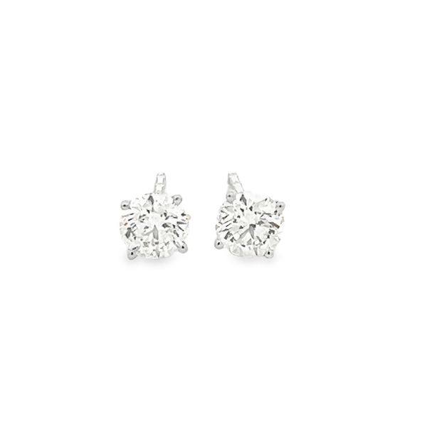 Natural Diamond Stud Earrings Flora Gems Decatur, IL