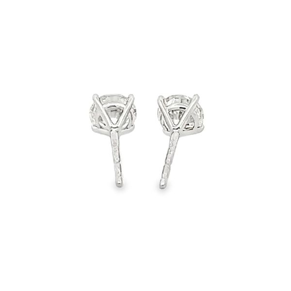 Natural Diamond Stud Earrings Image 3 Flora Gems Decatur, IL