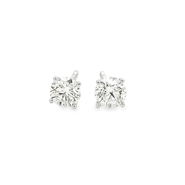Natural Diamond Stud Earrings Flora Gems Decatur, IL