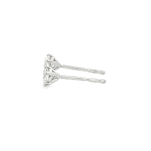Natural Diamond Stud Earrings Image 2 Flora Gems Decatur, IL