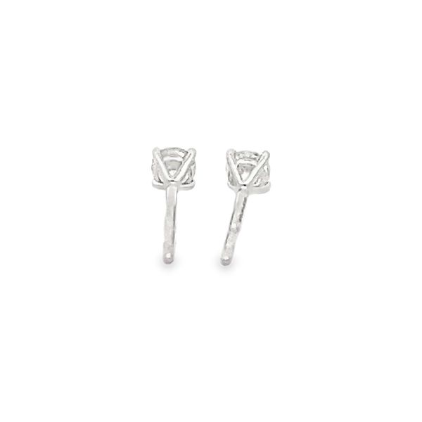 Natural Diamond Stud Earrings Image 3 Flora Gems Decatur, IL