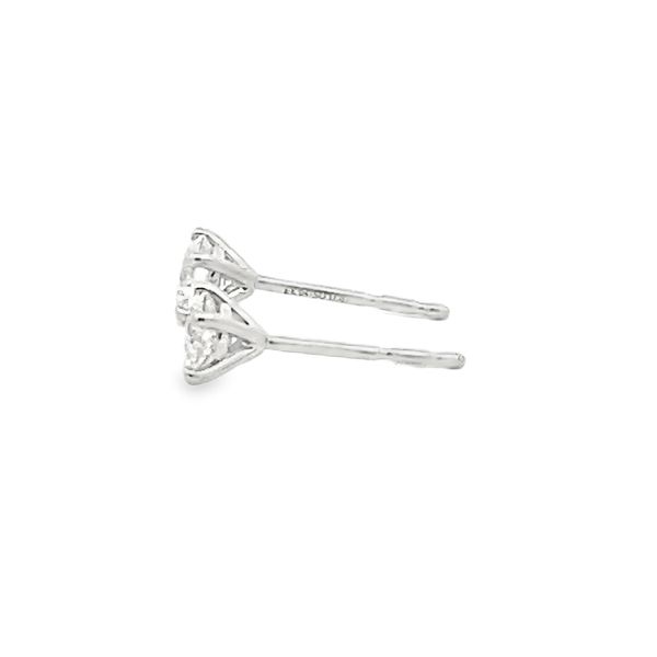 Natural Diamond Stud Earrings Image 2 Flora Gems Decatur, IL