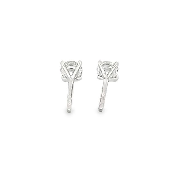 Natural Diamond Stud Earrings Image 3 Flora Gems Decatur, IL