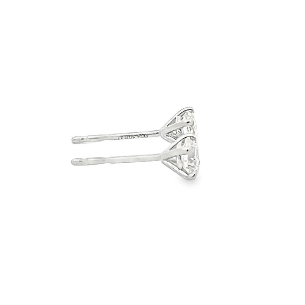 Natural Diamond Stud Earrings Image 4 Flora Gems Decatur, IL