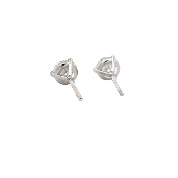 Natural Diamond Stud Earrings Image 3 Flora Gems Decatur, IL