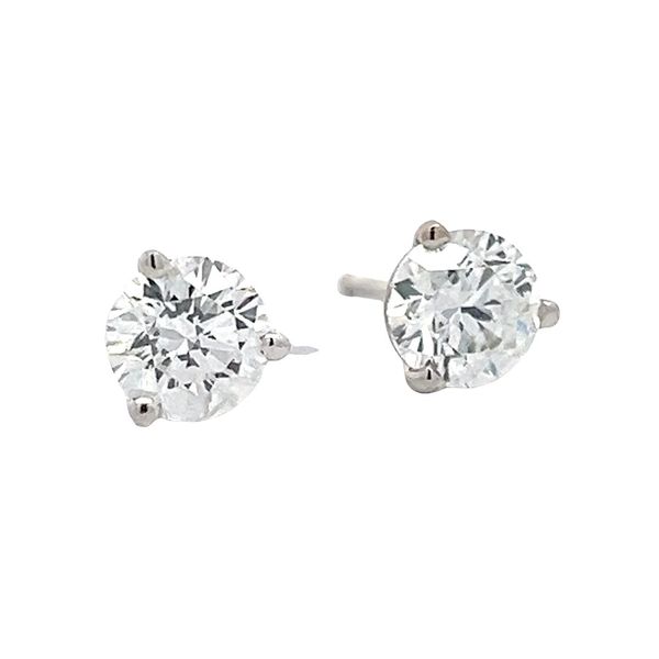 Natural Diamond Stud Earrings Flora Gems Decatur, IL