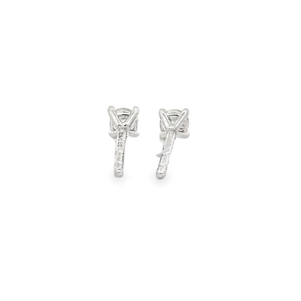 Diamond Stud Earrings Image 3 Flora Gems Decatur, IL