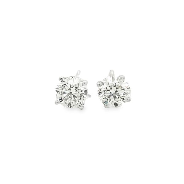 Natural Diamond Stud Earrings Flora Gems Decatur, IL