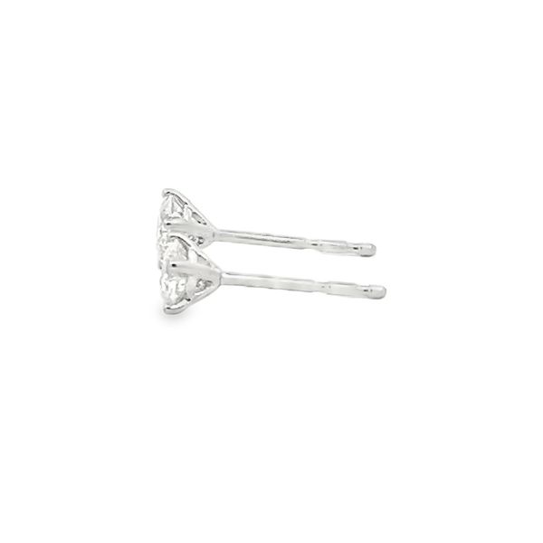 Natural Diamond Stud Earrings Image 2 Flora Gems Decatur, IL