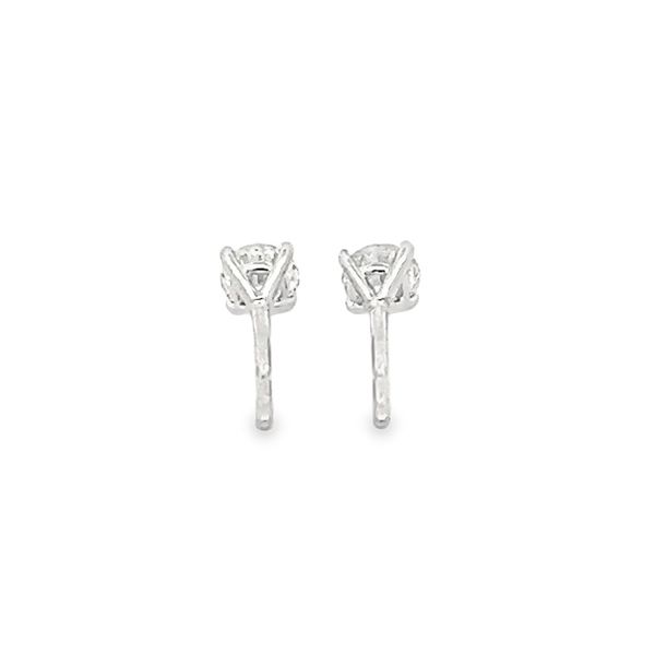 Natural Diamond Stud Earrings Image 3 Flora Gems Decatur, IL