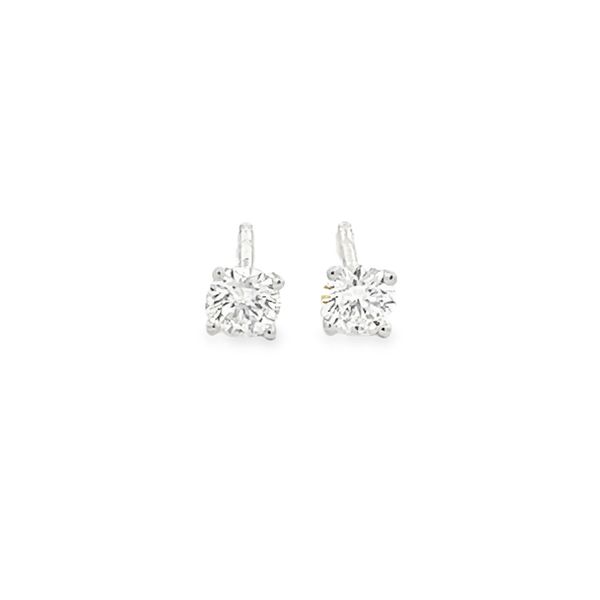 Natural Diamond Stud Earrings Flora Gems Decatur, IL
