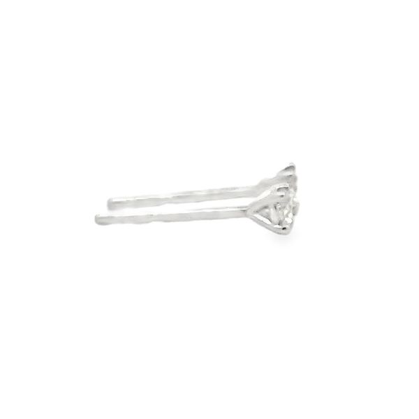 Diamond Stud Earrings Image 4 Flora Gems Decatur, IL
