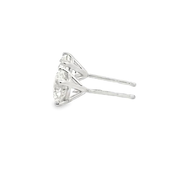 Diamond Stud Earrings Image 2 Flora Gems Decatur, IL