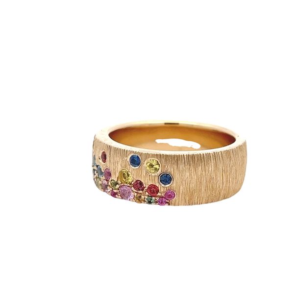 Multi-Color Sapphire Ring Image 2 Flora Gems Decatur, IL