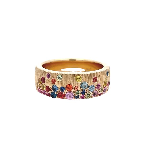 Multi-Color Sapphire Ring Flora Gems Decatur, IL