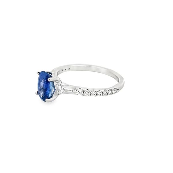 Sapphire and Diamond Ring Image 2 Flora Gems Decatur, IL