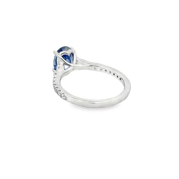 Sapphire and Diamond Ring Image 3 Flora Gems Decatur, IL