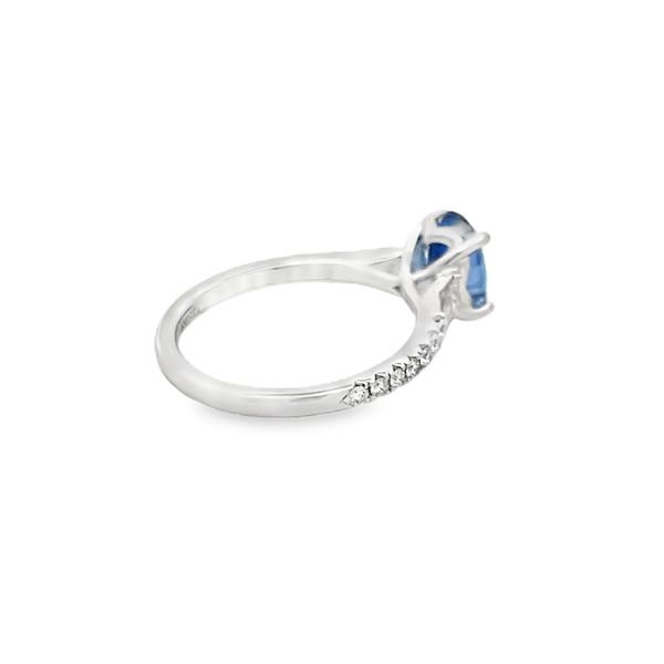 Sapphire and Diamond Ring Image 4 Flora Gems Decatur, IL