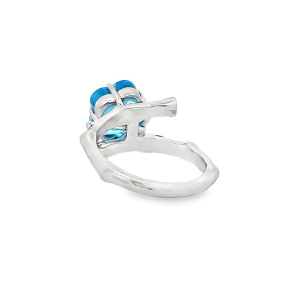 Blue Topaz Ring Image 3 Flora Gems Decatur, IL