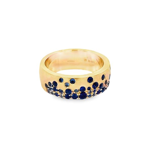Sapphire Ring Flora Gems Decatur, IL