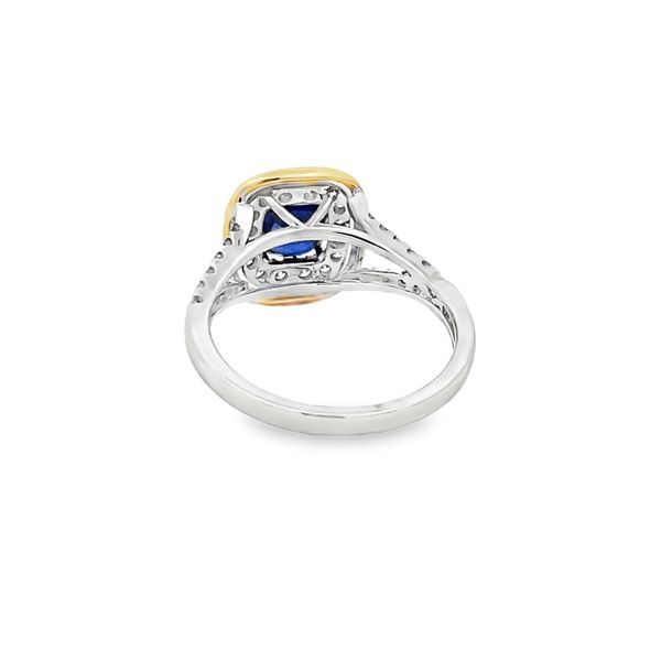 Sapphire and Diamond Ring Image 3 Flora Gems Decatur, IL