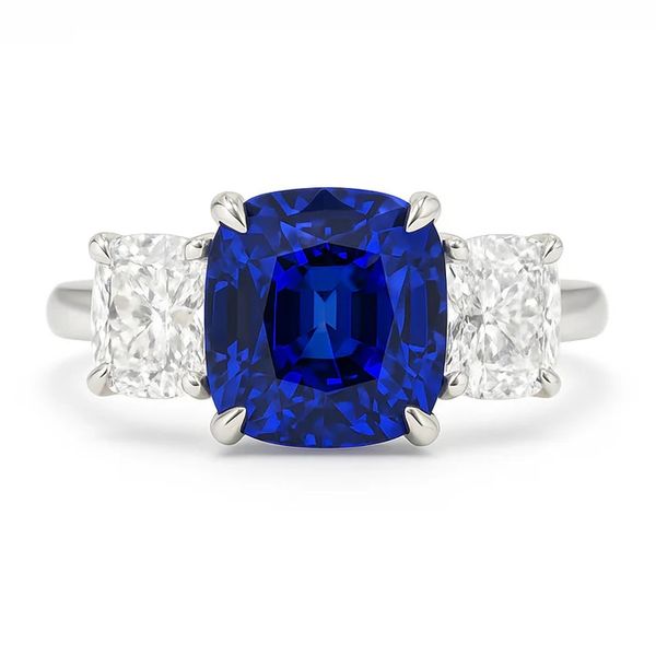Sapphire and Diamond Ring Flora Gems Decatur, IL