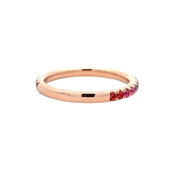 Sapphire Stackable Band Image 3 Flora Gems Decatur, IL