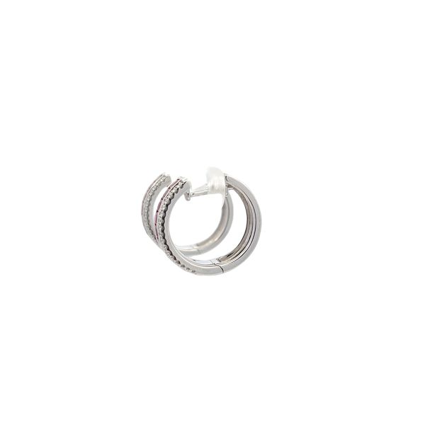 Simon G. Ruby and Diamond Earrings Image 2 Flora Gems Decatur, IL