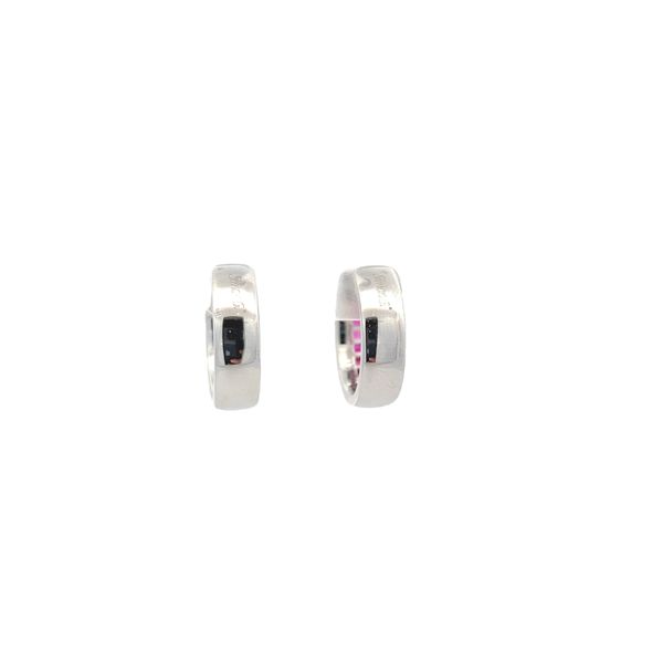 Simon G. Ruby and Diamond Earrings Image 3 Flora Gems Decatur, IL
