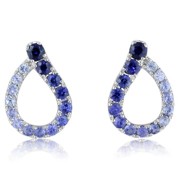 Sapphire Earrings Flora Gems Decatur, IL