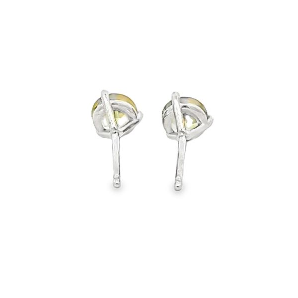 Peridot Stud Earrings Image 3 Flora Gems Decatur, IL