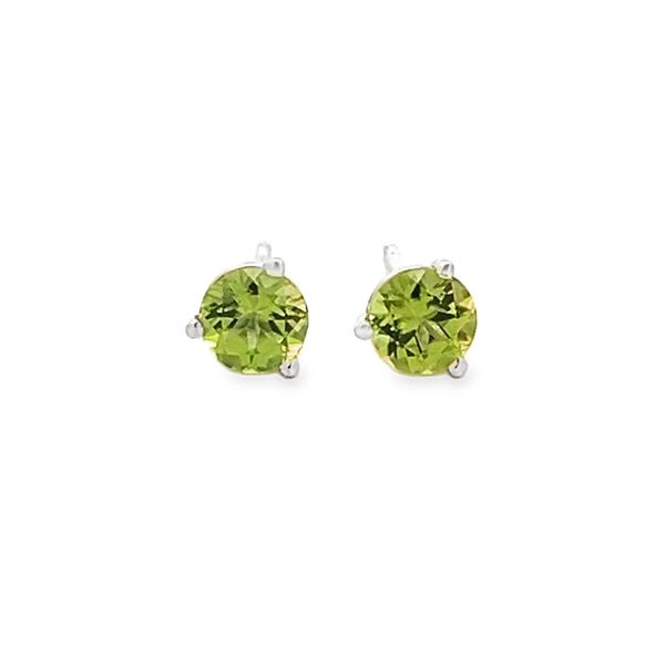 Peridot Stud Earrings Flora Gems Decatur, IL