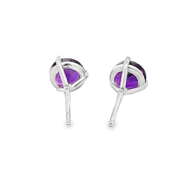 Amethyst Earrings Image 3 Flora Gems Decatur, IL