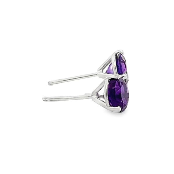 Amethyst Earrings Image 4 Flora Gems Decatur, IL