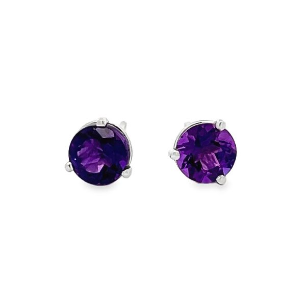 Amethyst Earrings Flora Gems Decatur, IL