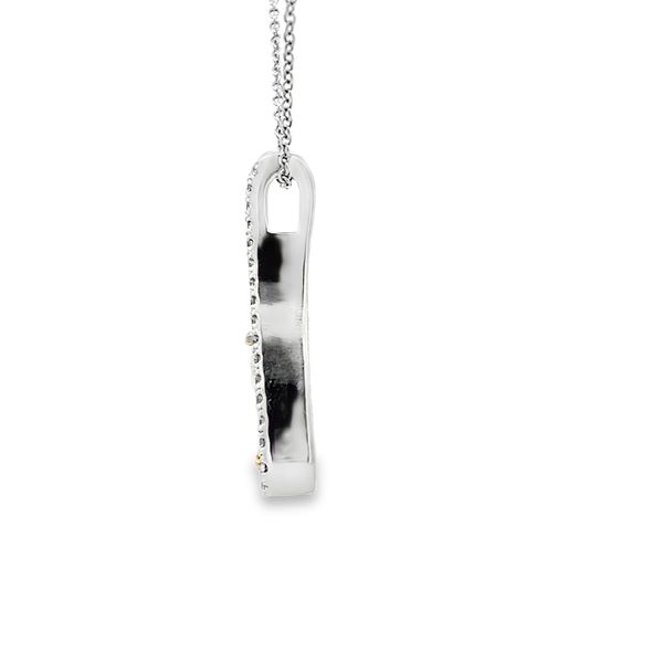 Crystal Opal and Diamond Pendant Image 2 Flora Gems Decatur, IL